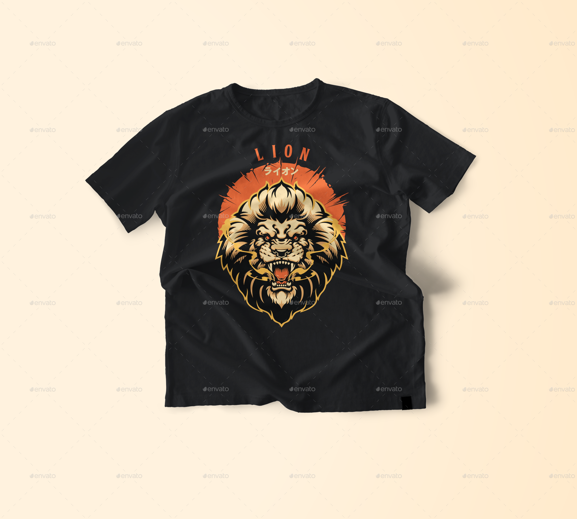 Lion T-shirt Design by cithu09 | GraphicRiver